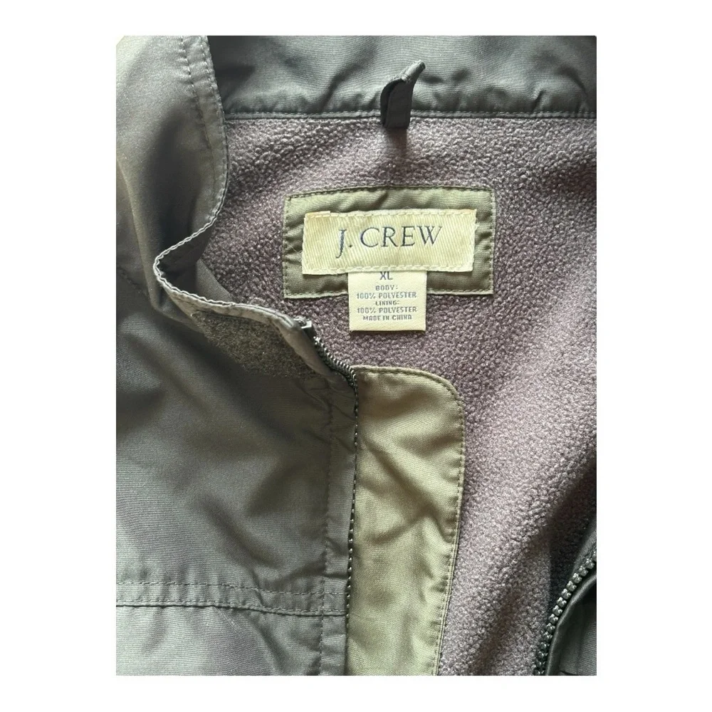 J. crew mens 5 pocket windbreaker vest thinly insulated jacket | XL